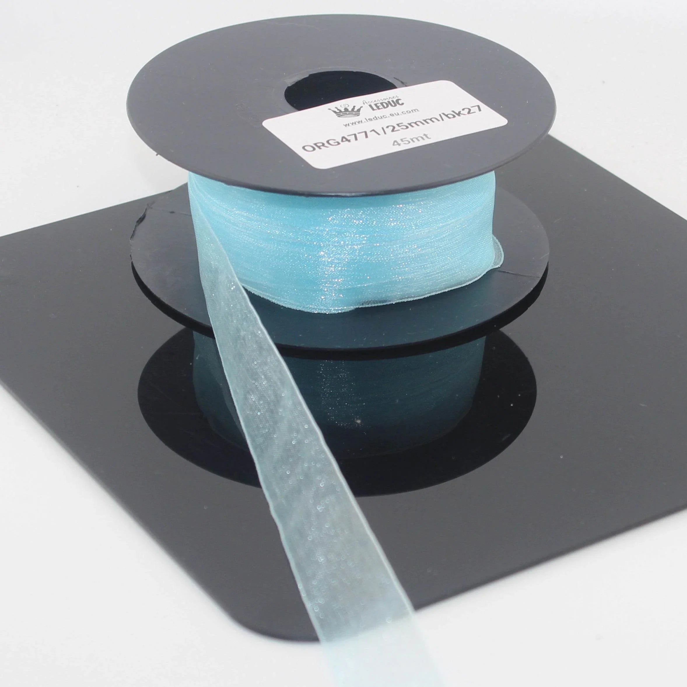 45 meters Organza Ribbon available in 20mm or 40mm ref #ORG4771 - ACCESSOIRES LEDUC BV