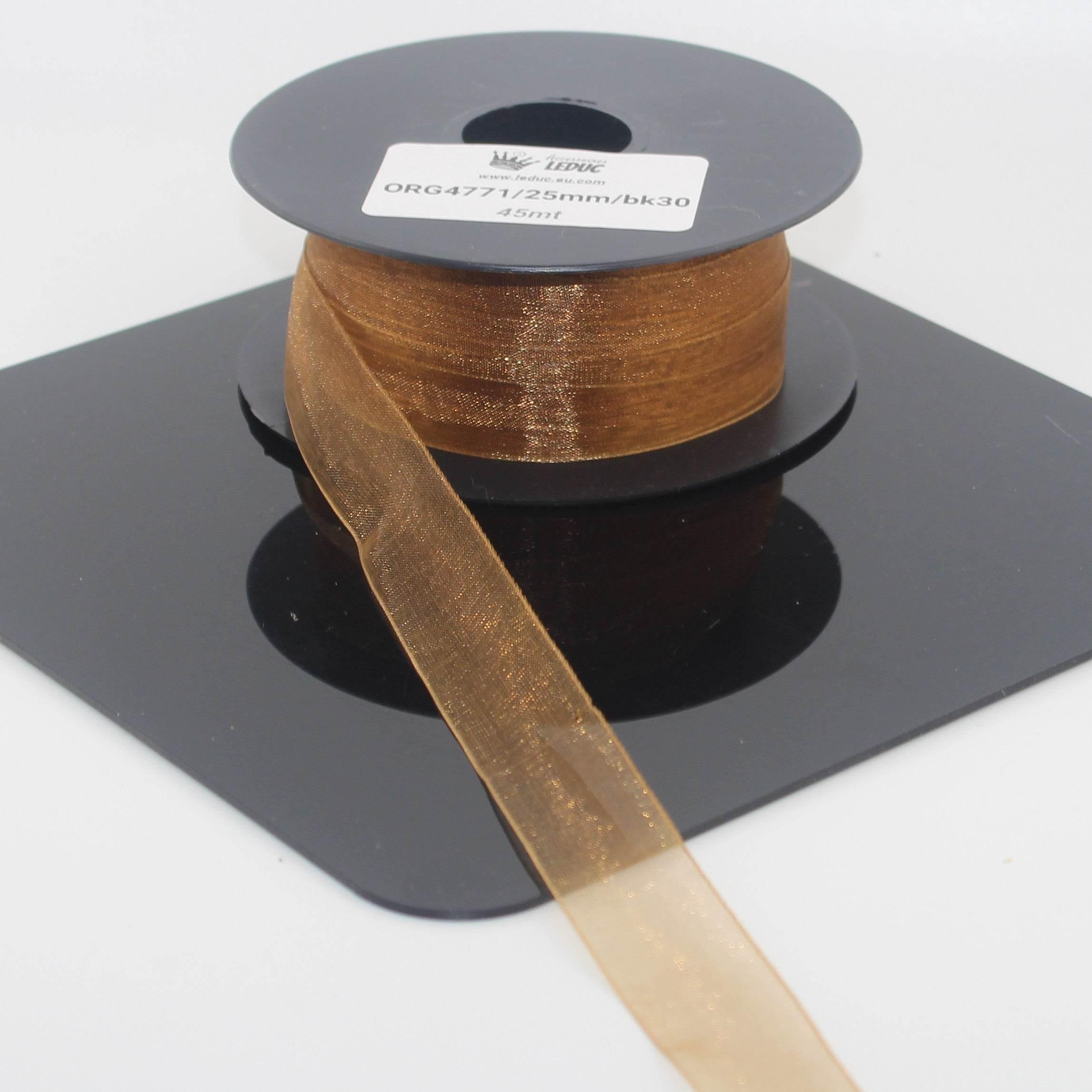 45 meters Organza Ribbon available in 20mm or 40mm ref #ORG4771 - ACCESSOIRES LEDUC BV