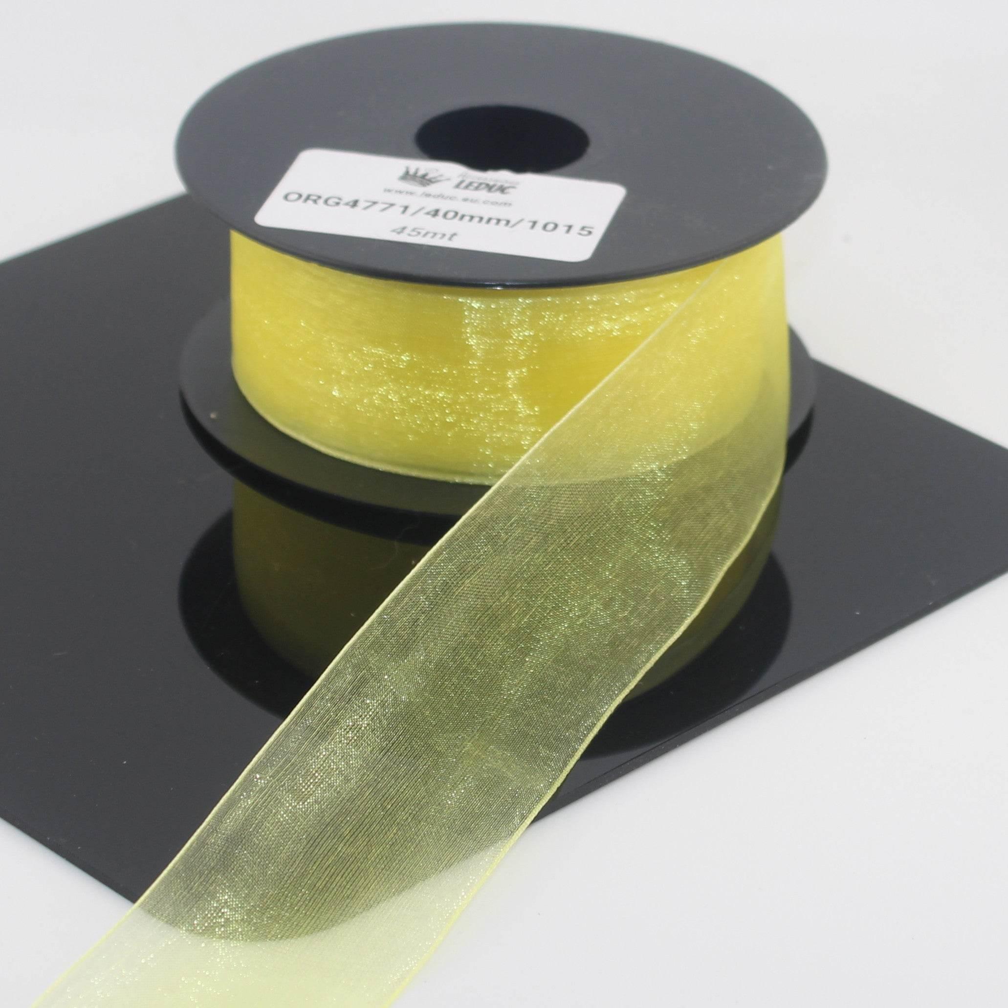 45 meters Organza Ribbon available in 20mm or 40mm ref #ORG4771 - ACCESSOIRES LEDUC BV
