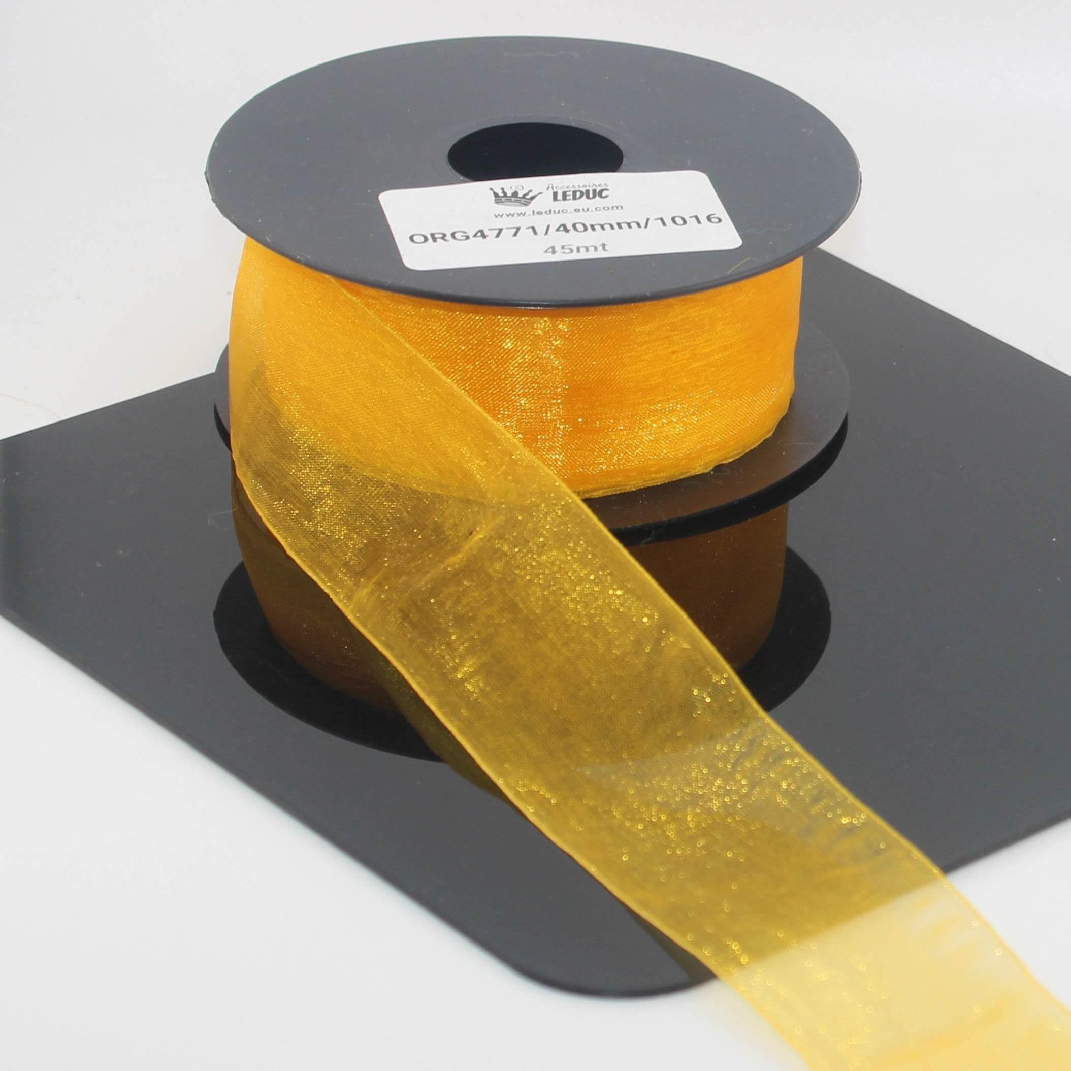 45 meters Organza Ribbon available in 20mm or 40mm ref #ORG4771 - ACCESSOIRES LEDUC BV