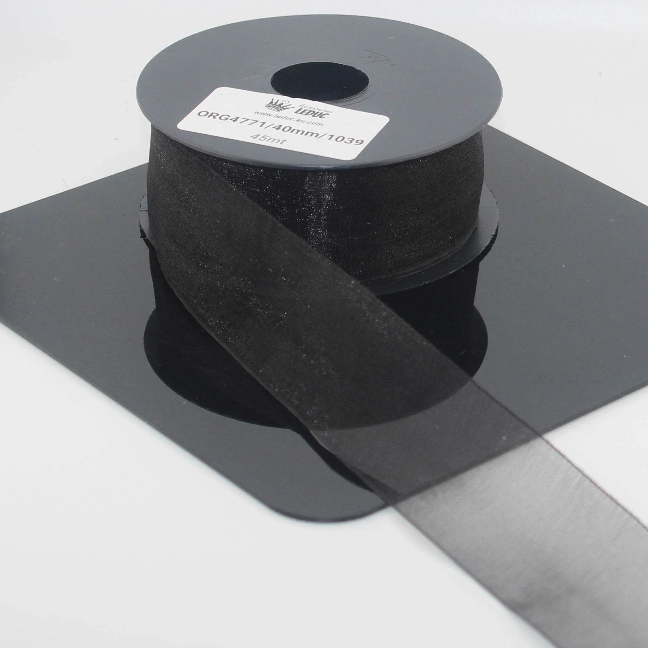 45 meters Organza Ribbon available in 20mm or 40mm ref #ORG4771 - ACCESSOIRES LEDUC BV