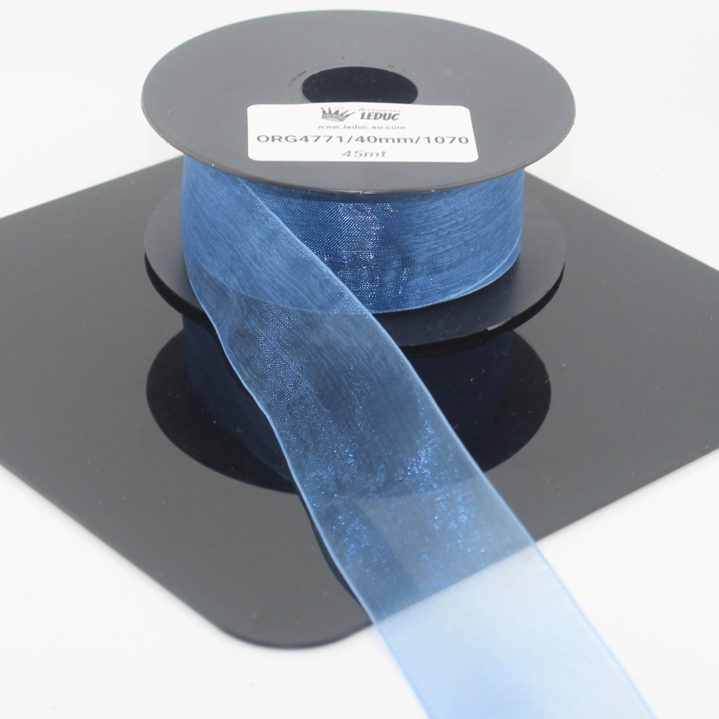 45 meters Organza Ribbon available in 20mm or 40mm ref #ORG4771 - ACCESSOIRES LEDUC BV