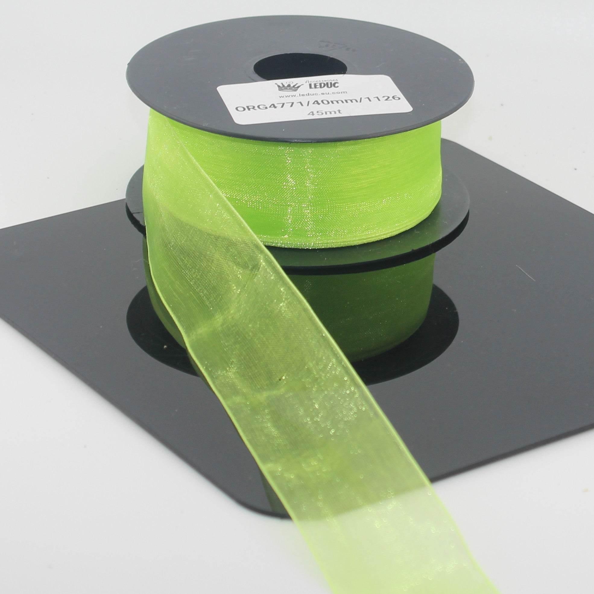 45 meters Organza Ribbon available in 20mm or 40mm ref #ORG4771 - ACCESSOIRES LEDUC BV