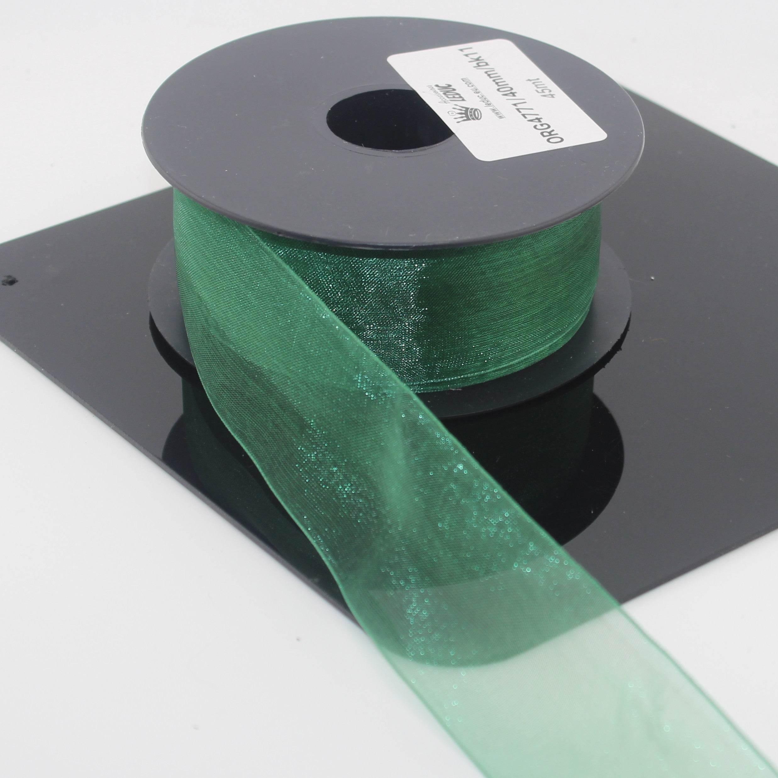 45 meters Organza Ribbon available in 20mm or 40mm ref #ORG4771 - ACCESSOIRES LEDUC BV
