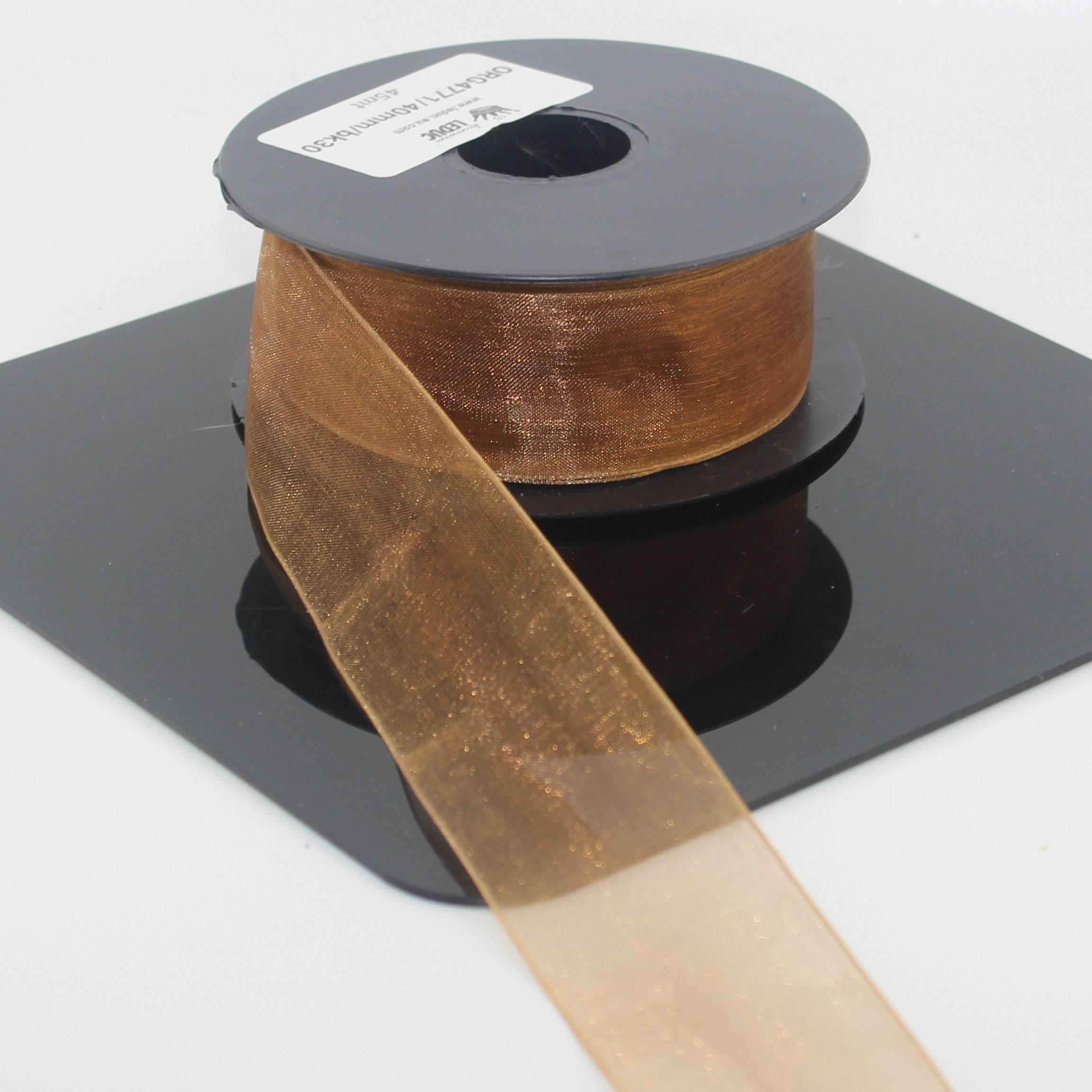 45 meters Organza Ribbon available in 20mm or 40mm ref #ORG4771 - ACCESSOIRES LEDUC BV