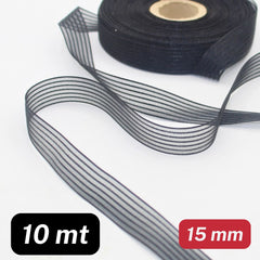 10 meters Organza Ribbon (available in different styles, widths and colours)