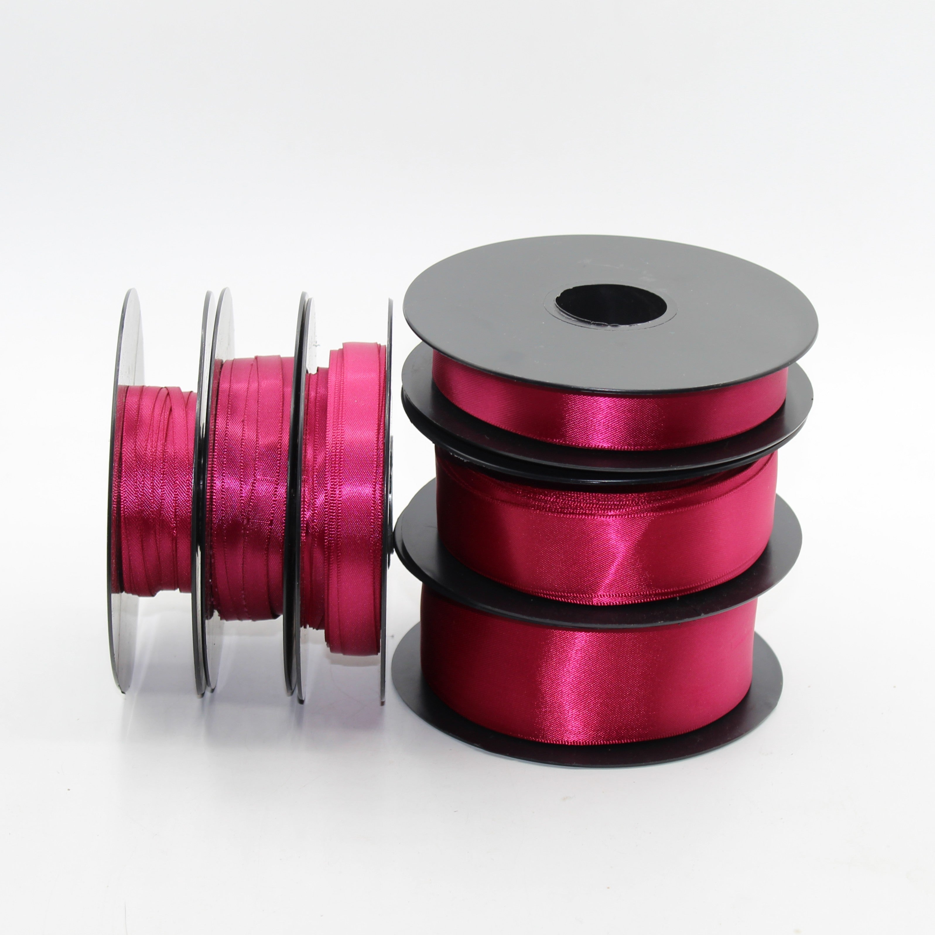 25 Meters of Deluxe Double Sided Satin - in 3mm, 6mm, 9mm, 15mm, 25mm, 38mm, 50mm or 63mm