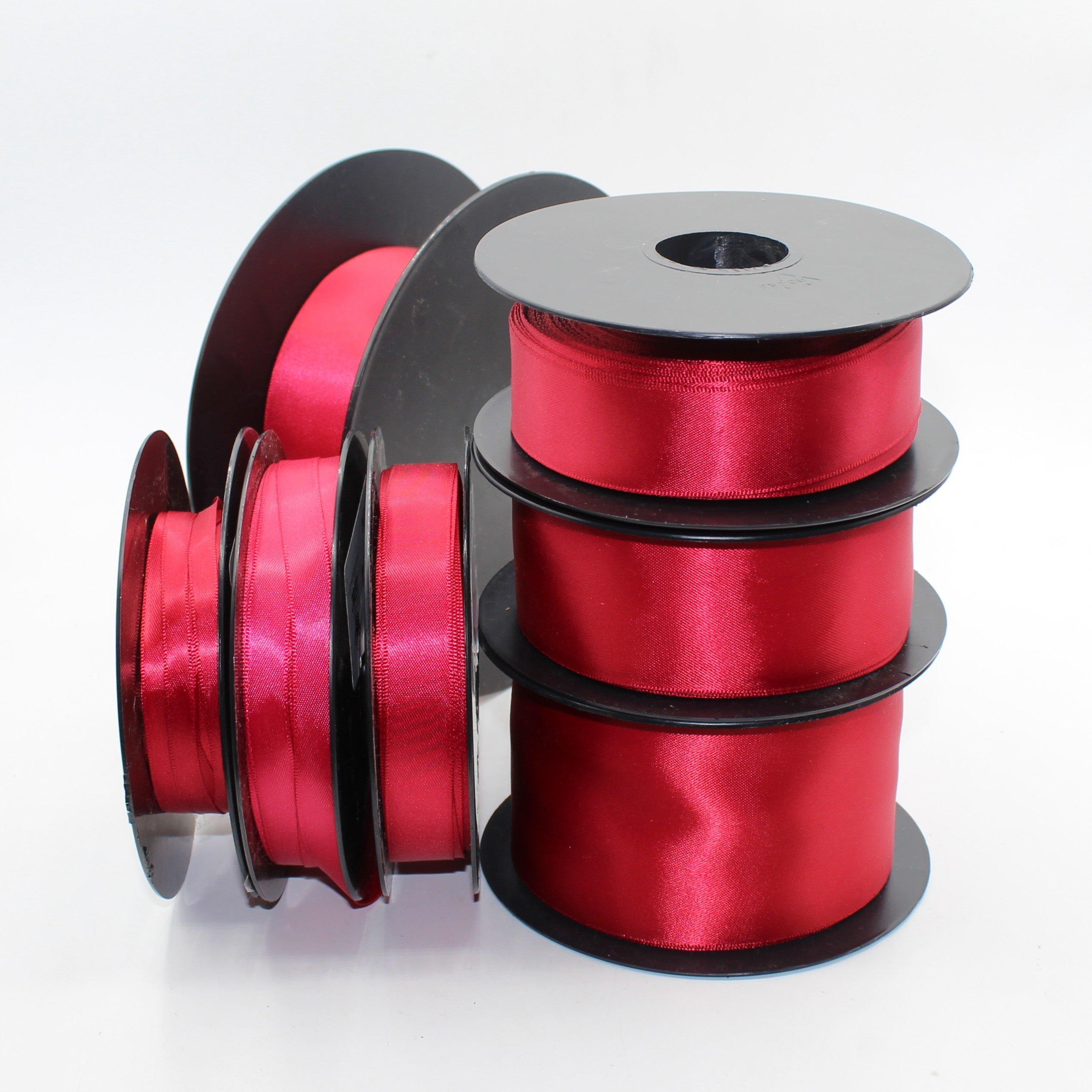 25 Meters of Deluxe Double Sided Satin - in 3mm, 6mm, 9mm, 15mm, 25mm, 38mm, 50mm or 63mm