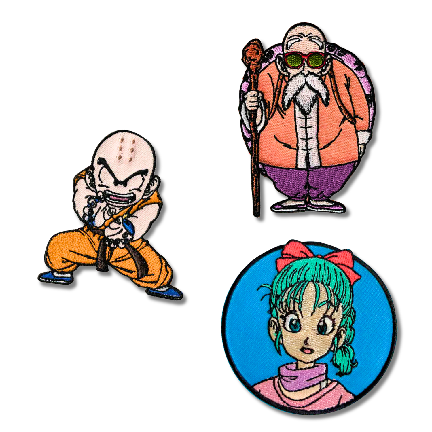 Sets of 3 Patented Iron on Patches - Dragonball, Onepiece, Pjmasks, Peppa Pig, Garfield, Spongebob, Paw Patrol or Naruto