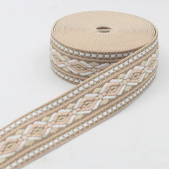 5 meters Ethnic Eyes 38mm Webbing #RUB3566