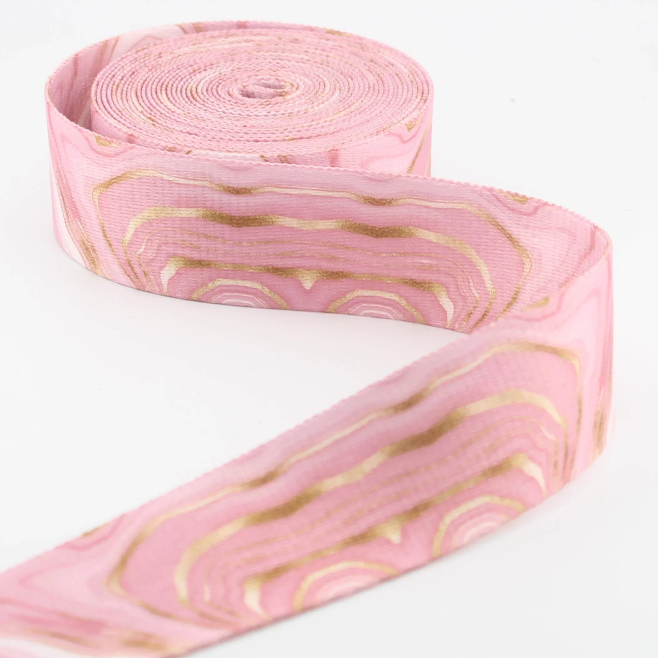 5 meters 38mm Colorful Geometric Design Printed Polyester Webbing #RUB3582 - ACCESSOIRES LEDUC BV