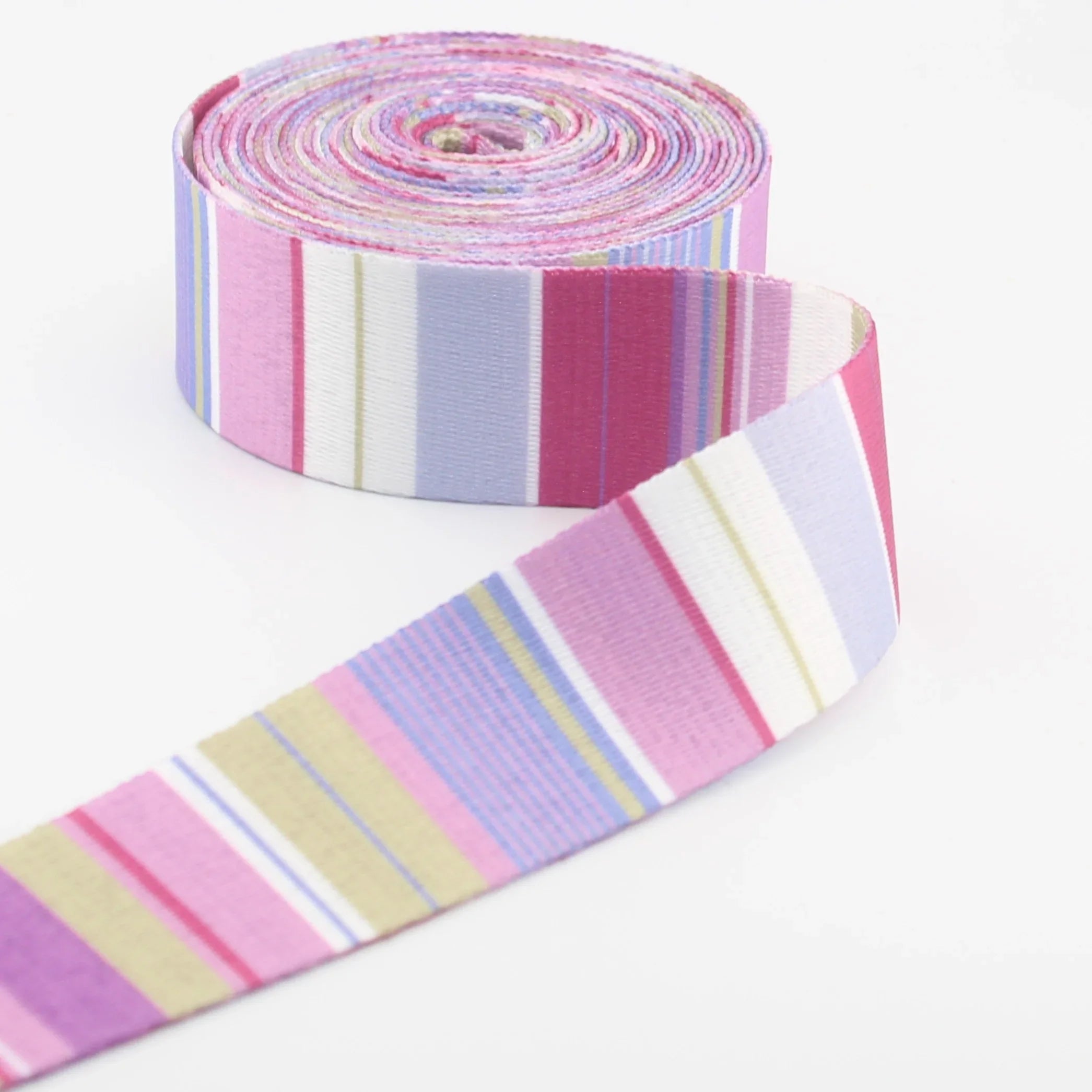 5 meters 38mm Colorful Geometric Design Printed Polyester Webbing #RUB3582 - ACCESSOIRES LEDUC BV
