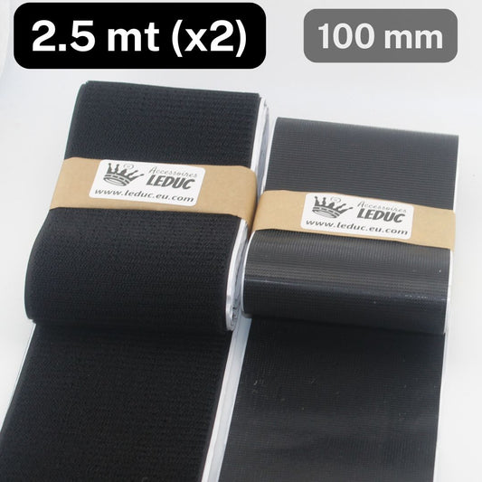 2.5 meters Adhesive Super Strong Hook & Loop tape (Velcro type) to sew-on available in 20 50 or 100mm