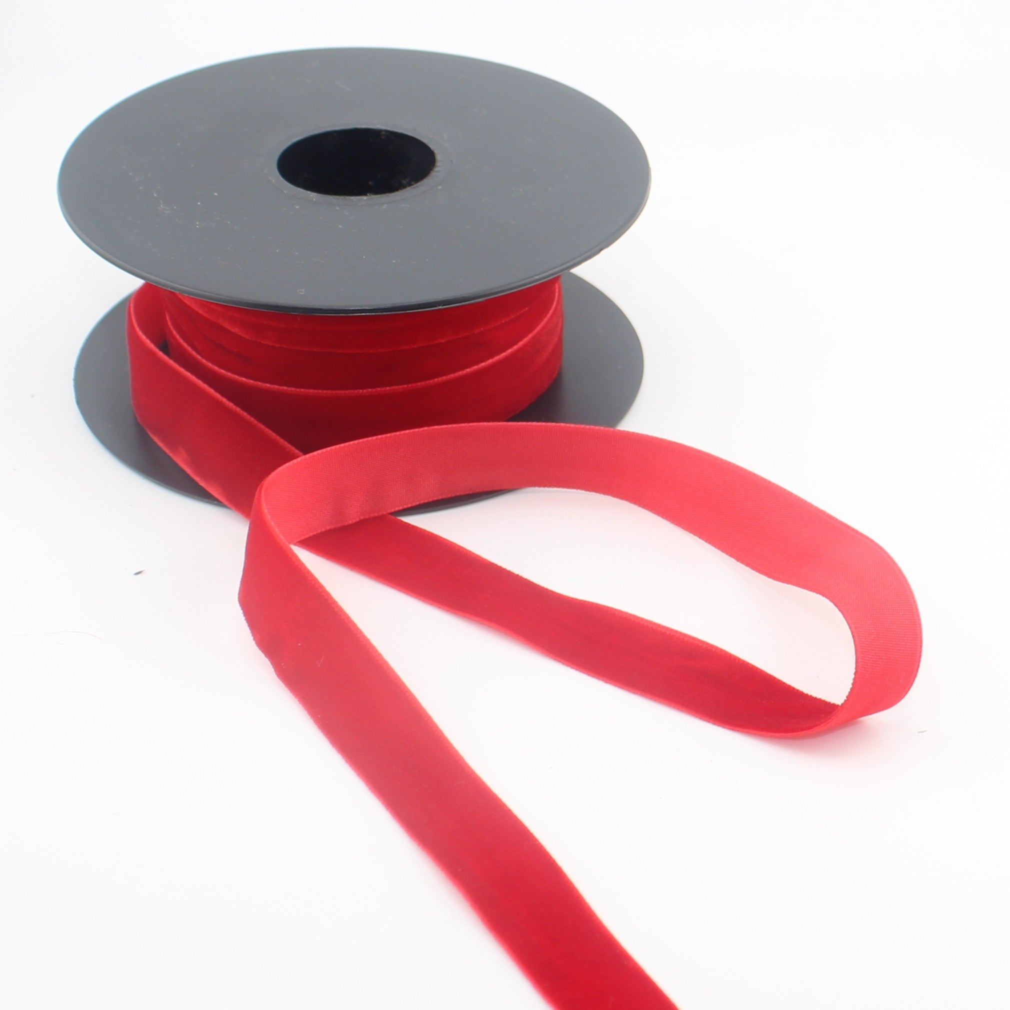 10 Meters Velvet Ribbon, size 10, 15, 20,25,32 or 50mm - 100% Polyester, High Quality #VEL1510