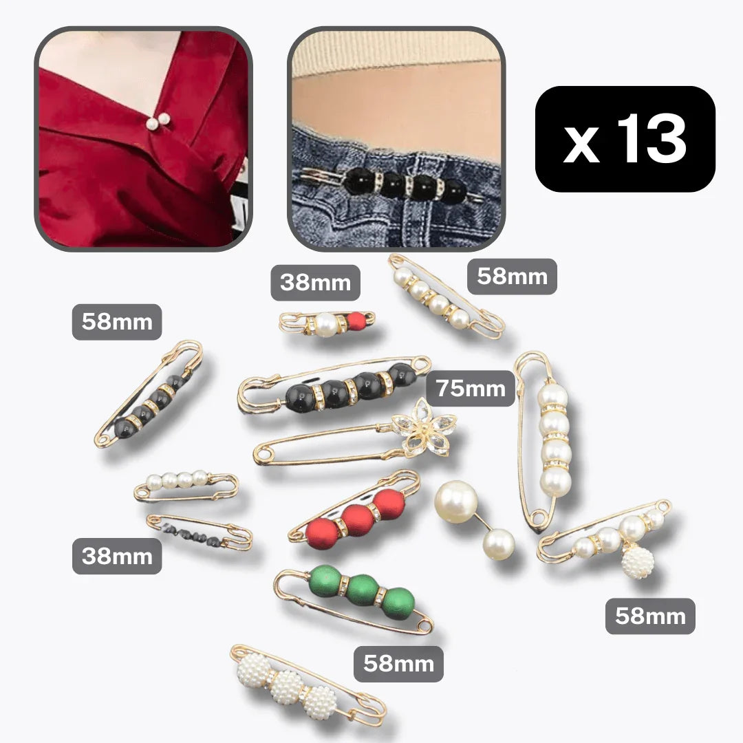 Sets of Pins, Broches, Decorative articles with Pearls, Beads etc - ACCESSOIRES LEDUC BV