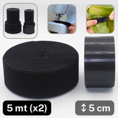 5 meters Super Strong Hook & Loop tape (Velcro type) to sew-on available in 20 50 or 100mm