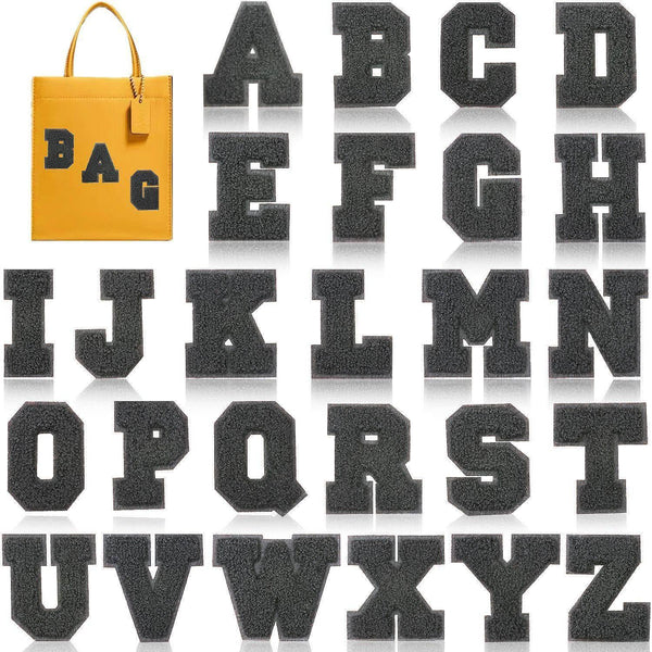 Set of Letters/Numbers Patches to customize your Clothes, Jacket, Bags,etc., Iron-on #HAB1x009 - ACCESSOIRES LEDUC BV