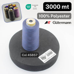 Cone of Overlock Yarn A+E Gutermann Permacore Made in Europe 3000 meters