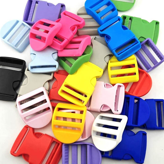 Coloured Buckle, fits size 30mm, available in Many Colours, in Sliding Loop or Clipsable Buckle versions - ACCESSOIRES LEDUC BV