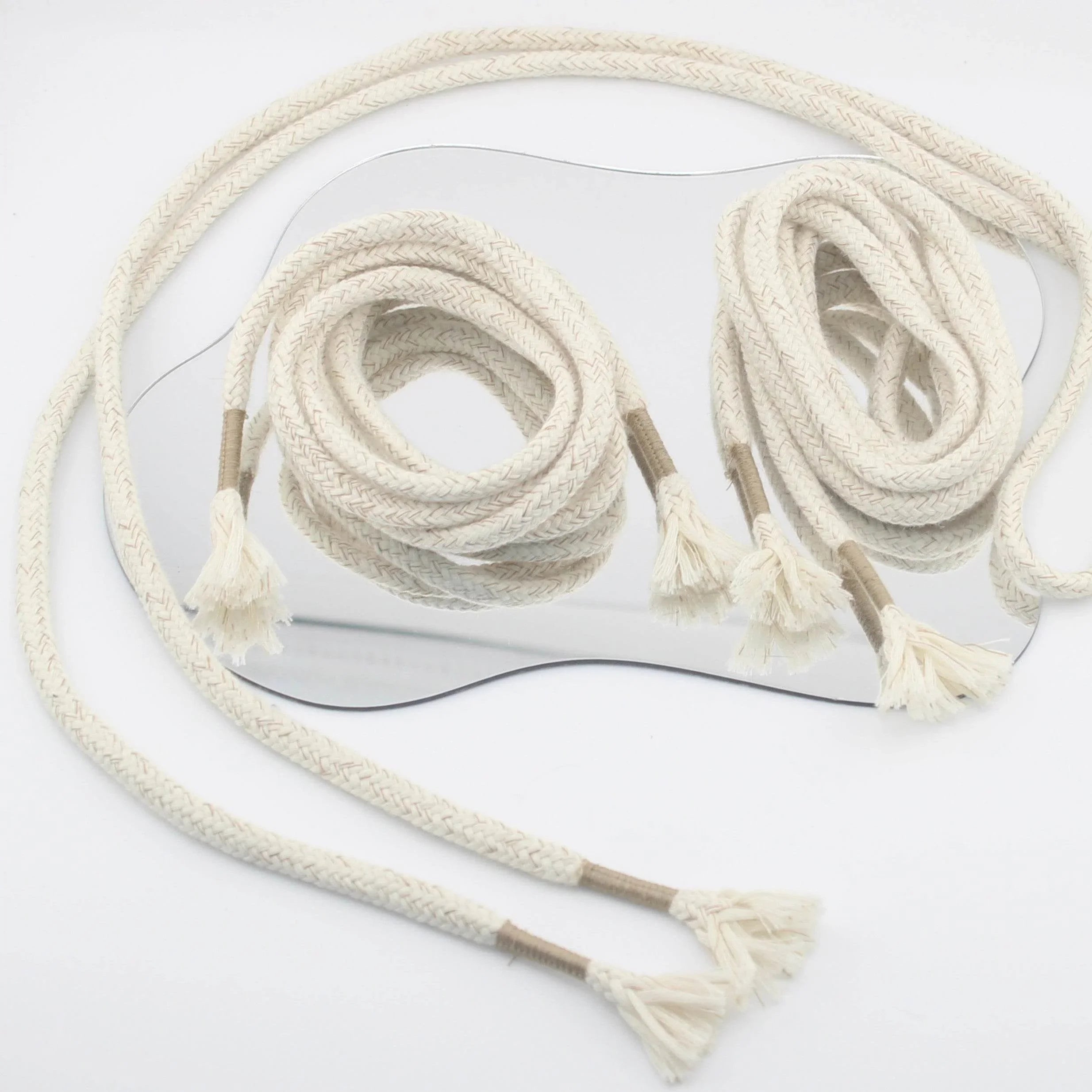1 piece, 130cm / Ø7MM / Sweater / Trousers Cord with Fancy Tassel Cord Ends #COR4006 - ACCESSOIRES LEDUC BV