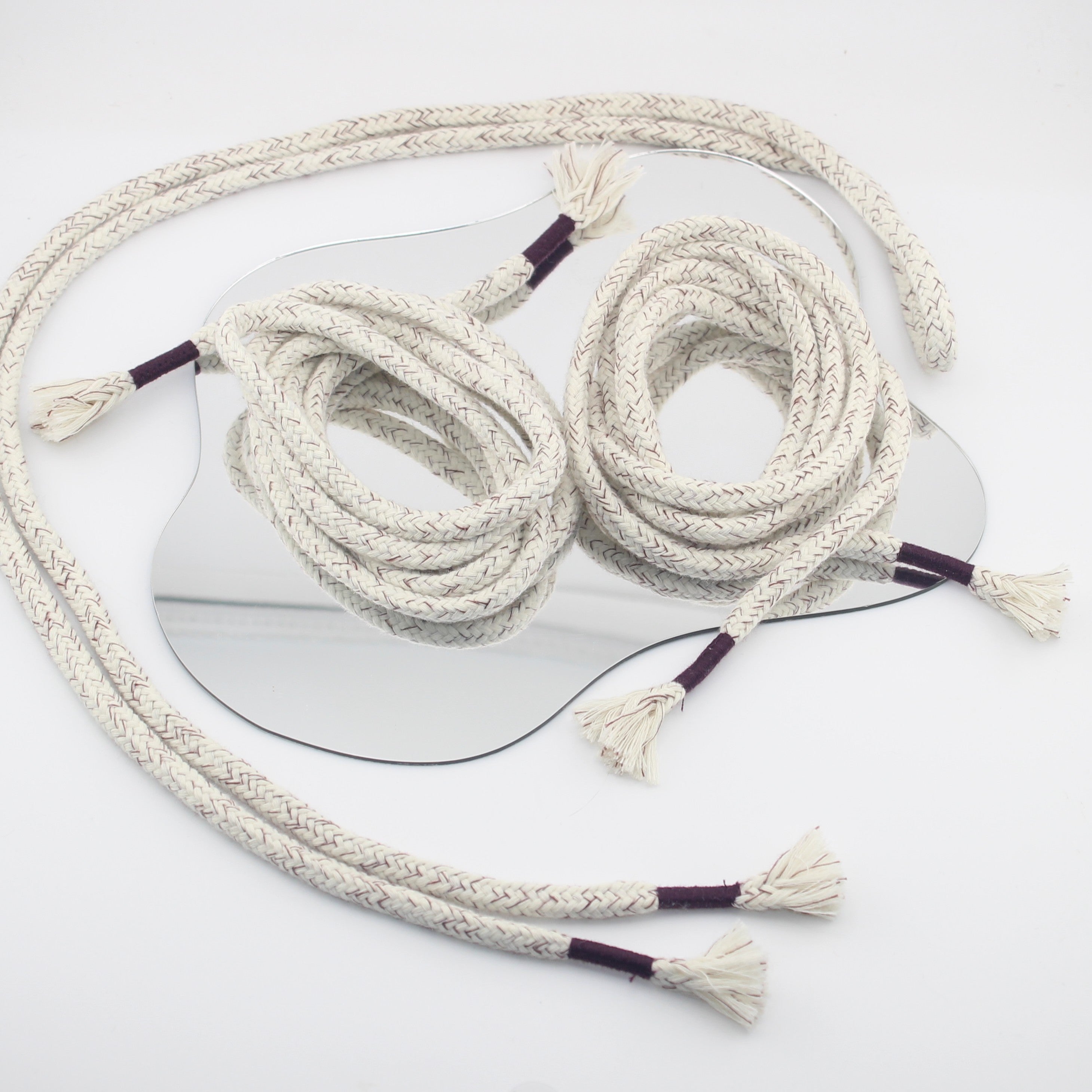 1 piece, 130cm / Ø7MM / Sweater / Trousers Cord with Fancy Tassel Cord Ends #COR4006