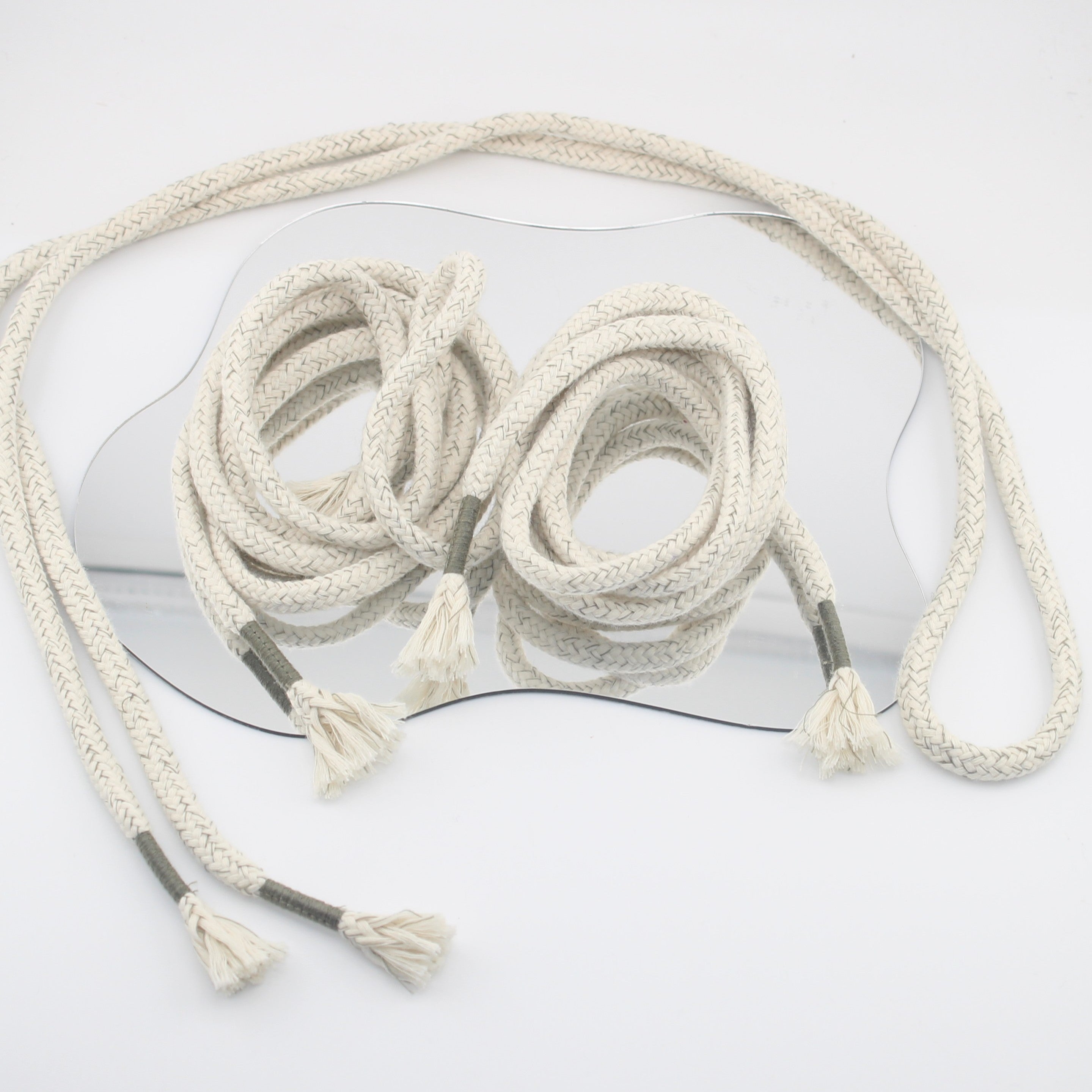1 piece, 130cm / Ø7MM / Sweater / Trousers Cord with Fancy Tassel Cord Ends #COR4006