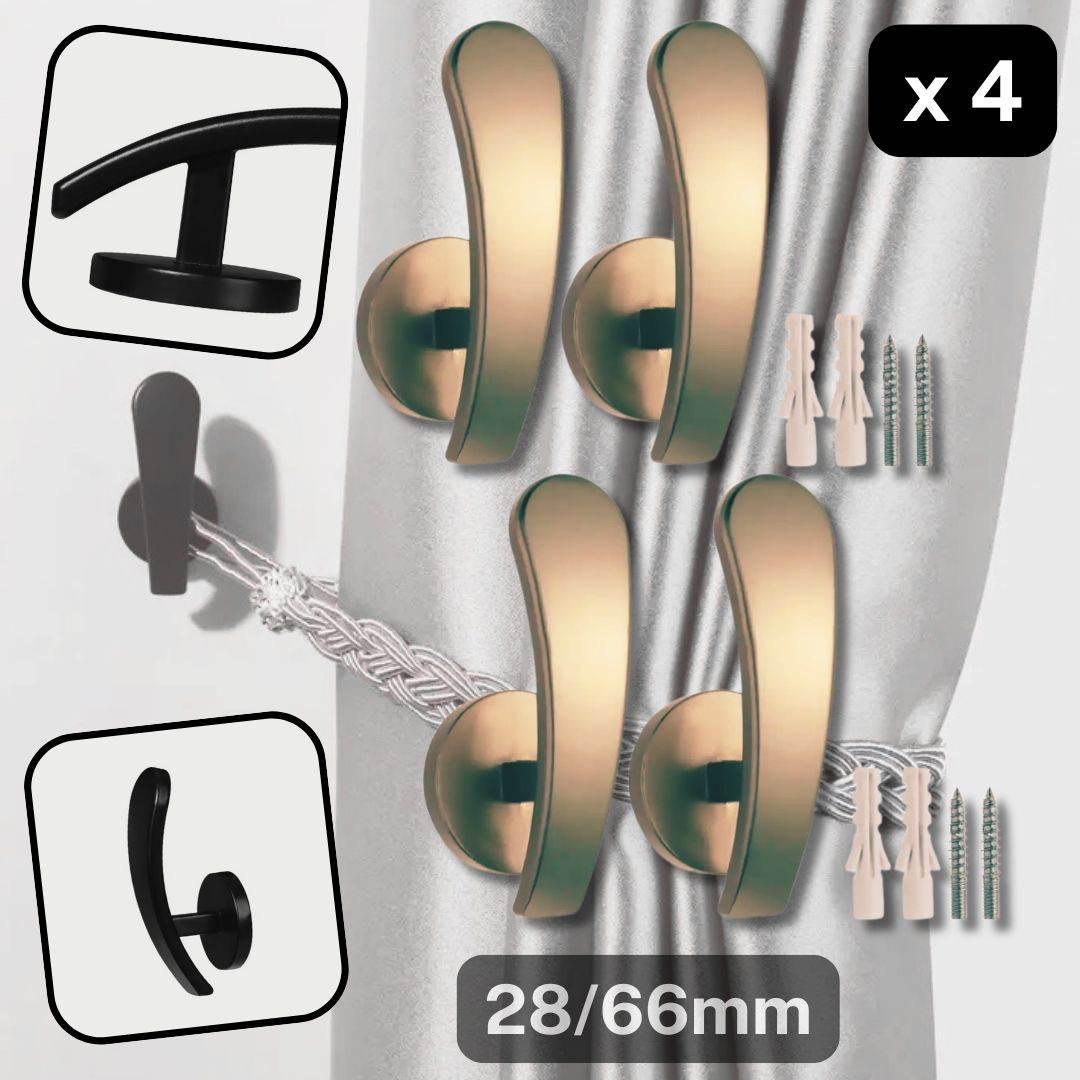 Set of 4 metal hooks for hanging curtains #HAK500 #HAK501 - ACCESSOIRES LEDUC BV