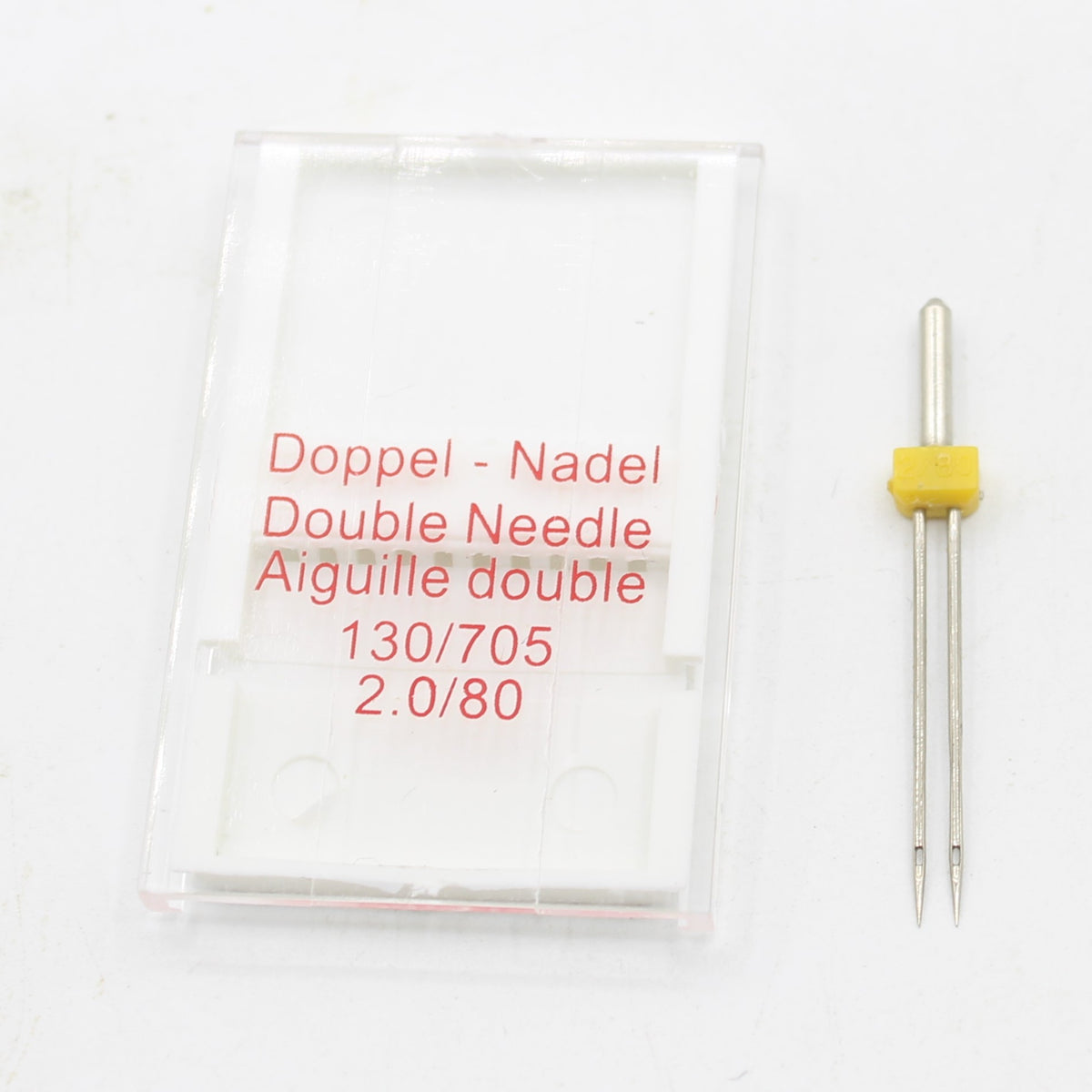 Double Needles for Home Sewing Machines - available with spacing of 2mm 3mm or 4mm