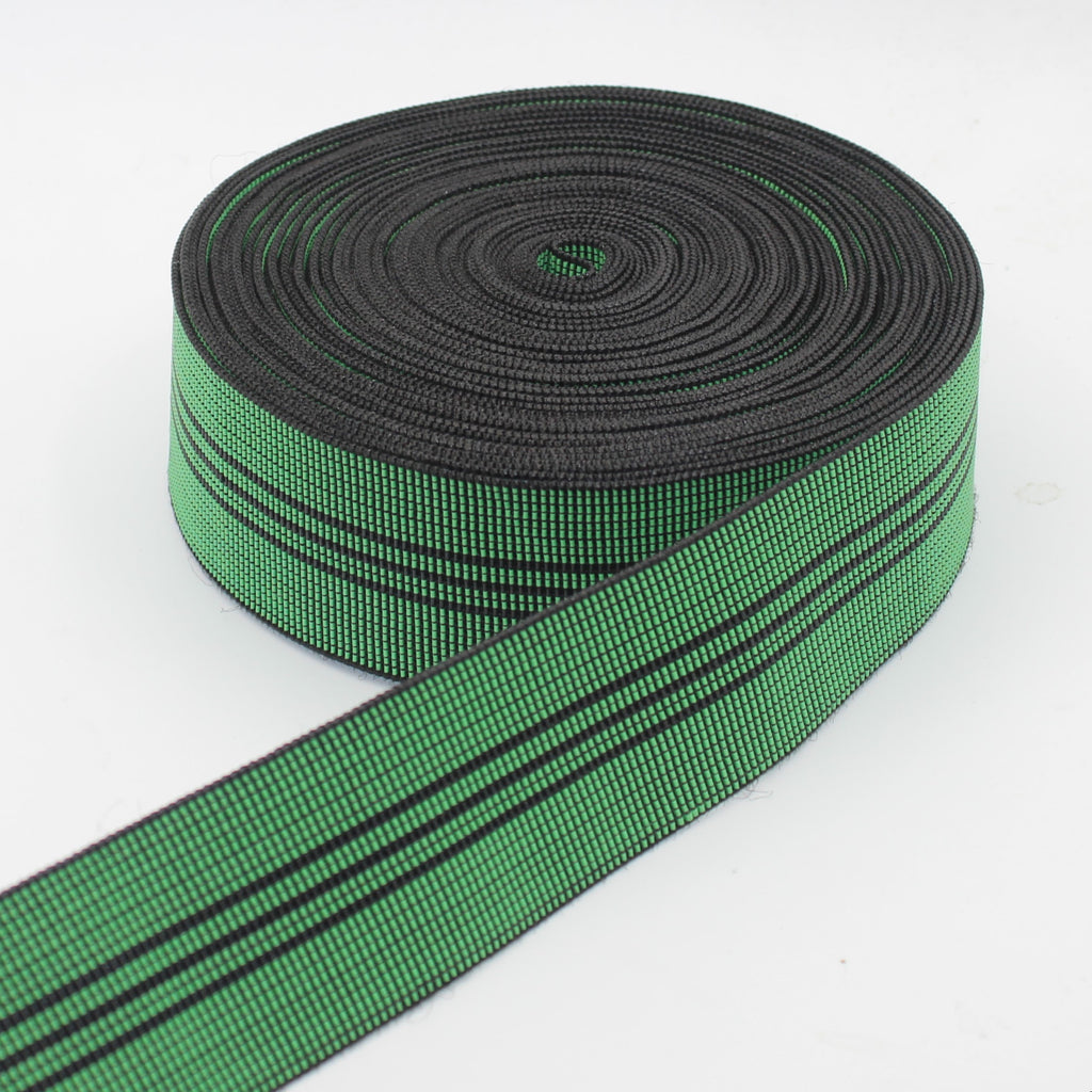 Canapé Élastique / Ameublement / Chaises - Vert et Noir - Très Solide #ELA2979 - 3 mètres