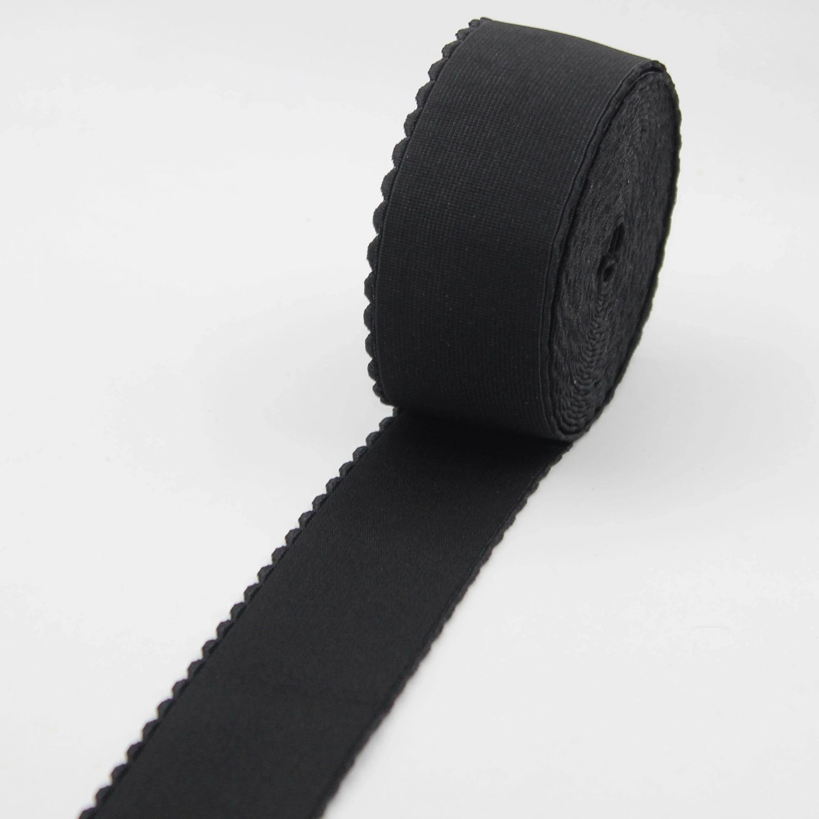 40mm Soft Elastic with Wave Edge #ELA3601 - ACCESSOIRES LEDUC BV