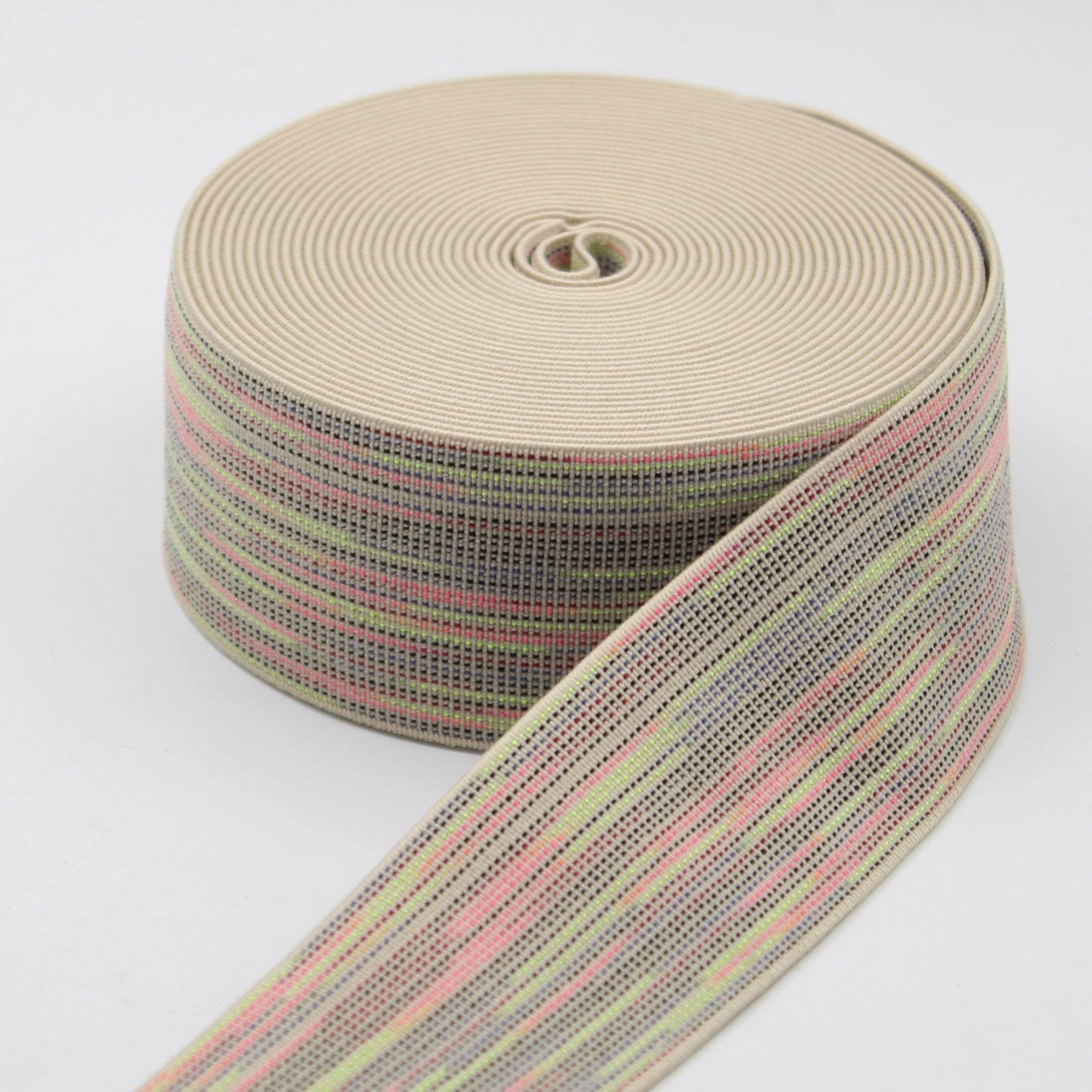 40mm Heather Colour Elastic #ELA3604 - ACCESSOIRES LEDUC BV