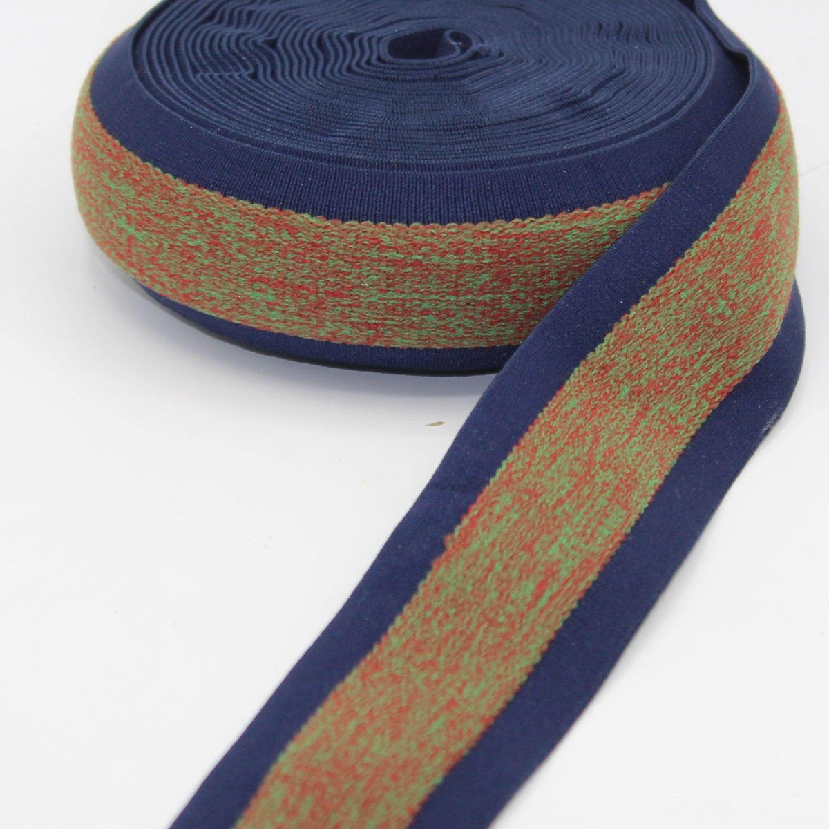 5 meters 40mm Bicolor Striped Soft Elastic #ELA3607