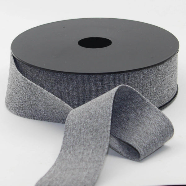 10 meters Soft Boxer Elastic Grey (2 variants) 40mm #ELA3613 - ACCESSOIRES LEDUC BV