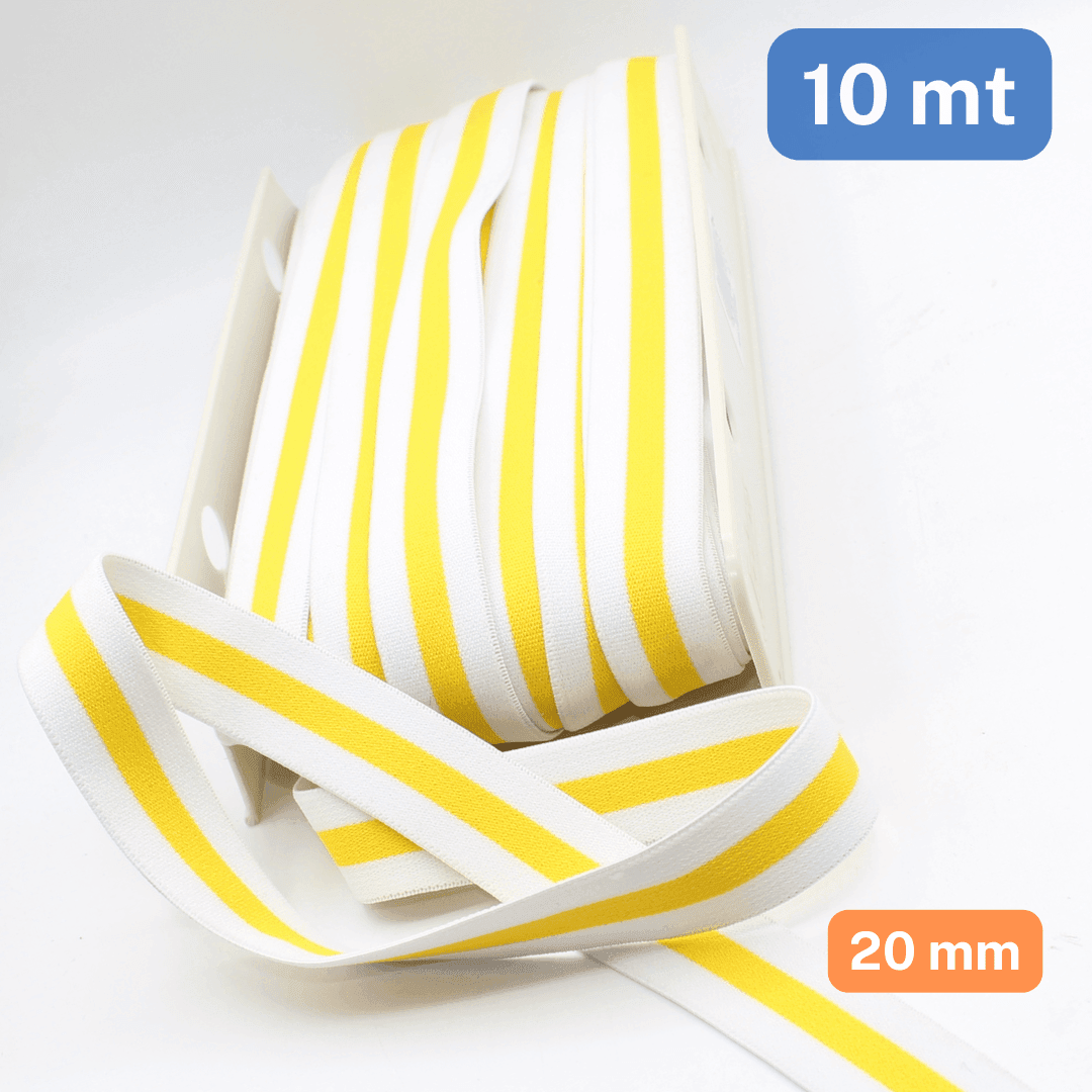 10 meters Lurex ELASTIC-20mm - ACCESSOIRES LEDUC BV