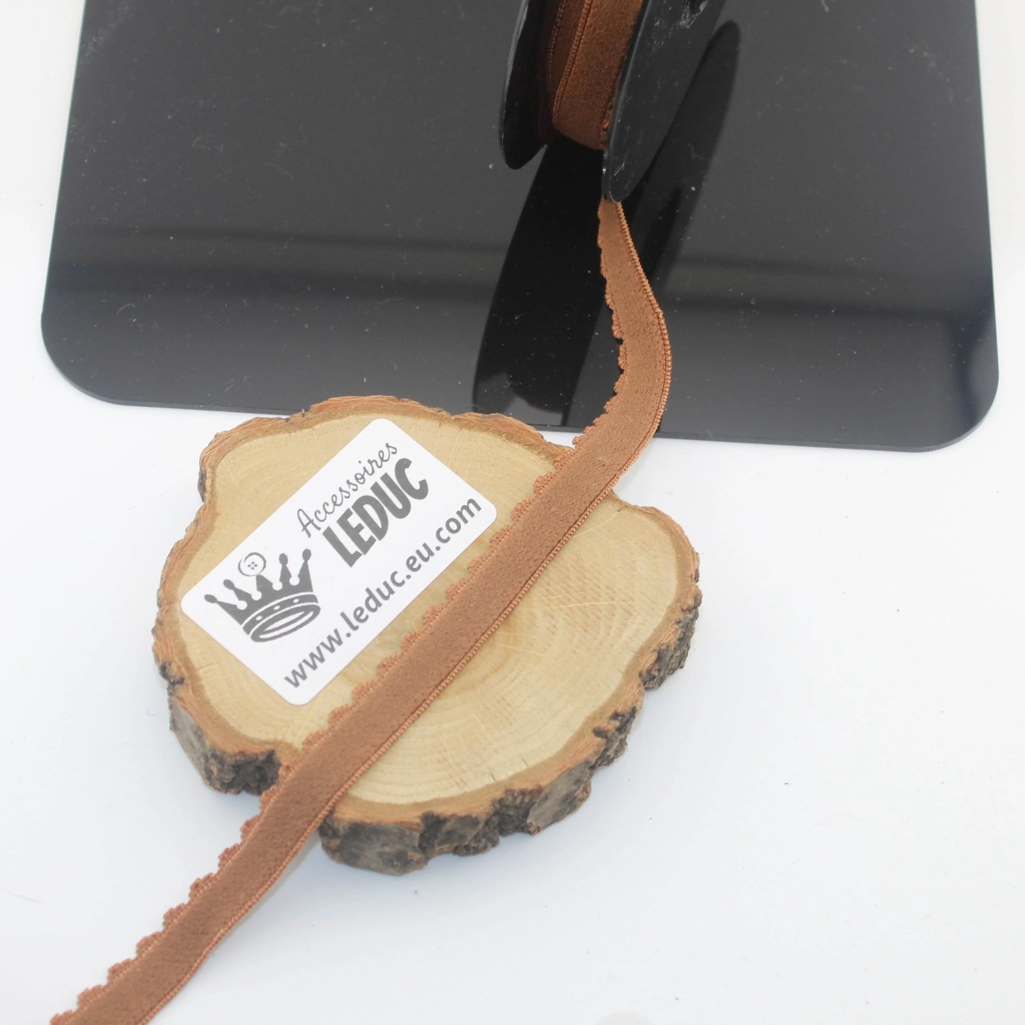 Soft 12mm Lingerie Elastic 10 meters with a Wave Edge on one side - ACCESSOIRES LEDUC BV