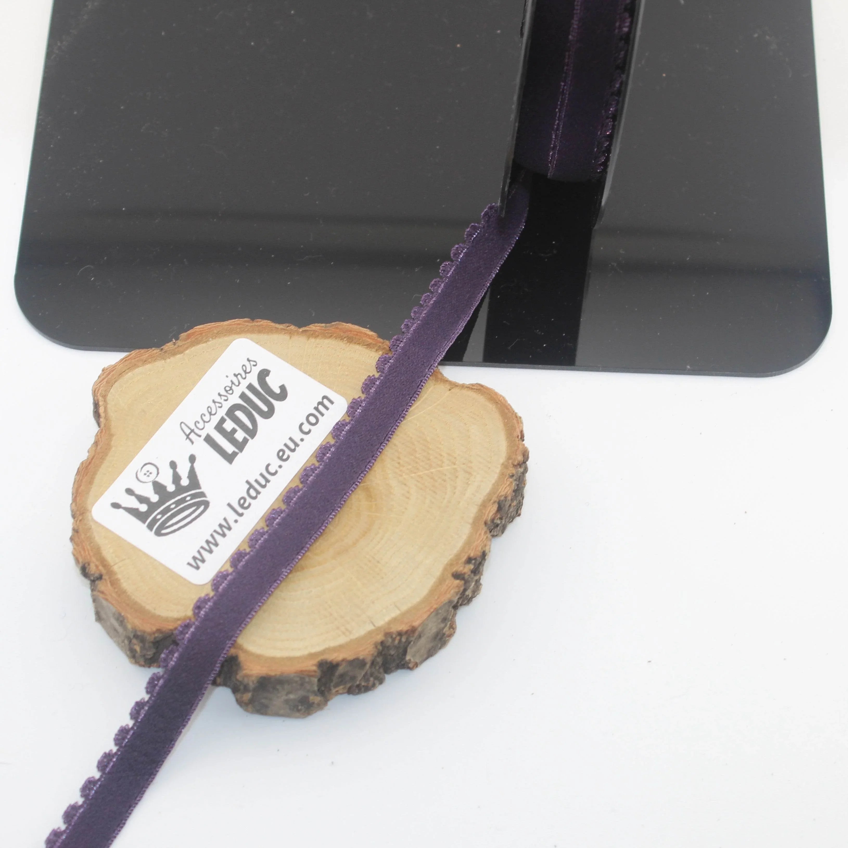 Soft 12mm Lingerie Elastic 10 meters with a Wave Edge on one side - ACCESSOIRES LEDUC BV