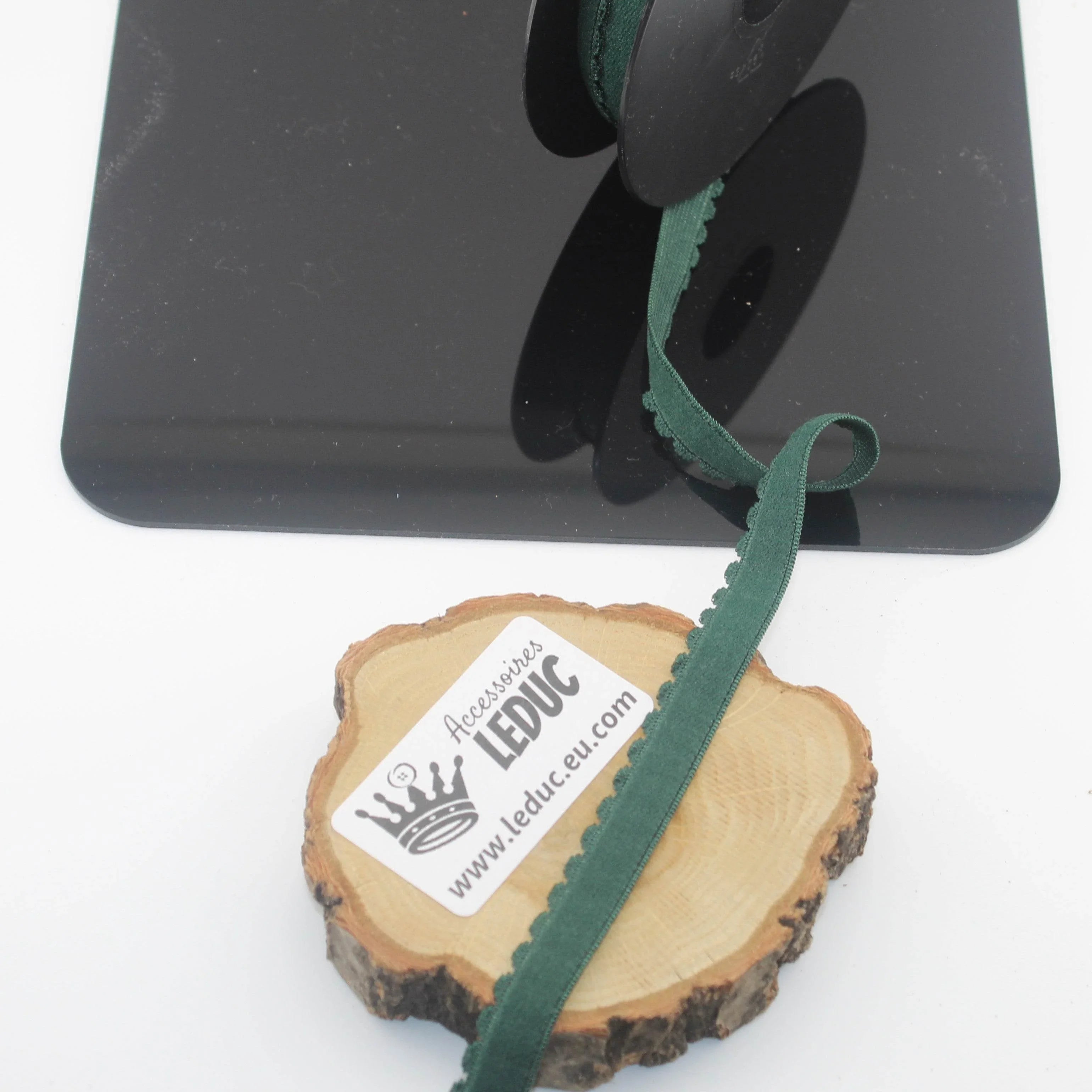 Soft 12mm Lingerie Elastic 10 meters with a Wave Edge on one side - ACCESSOIRES LEDUC BV