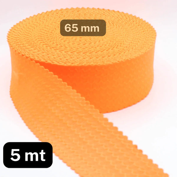 5 meters ELASTIC with Wave Pattern- 65MM - ACCESSOIRES LEDUC BV