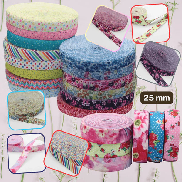 20 meters Printed Elastic 15 25 or 40mm #ELA3520 - ACCESSOIRES LEDUC BV