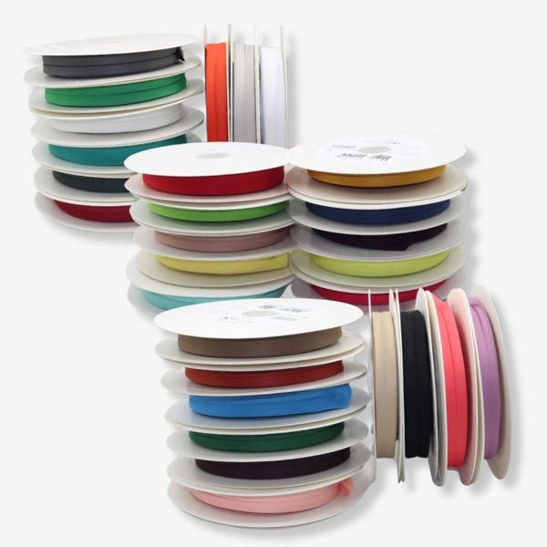 20 meters 20mm (20+8+8) Jersey Polyester Bias Binding 100% Polyester