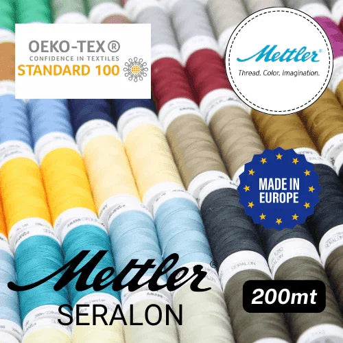 Amann Mettler Seralon Yarn 200mt - 100% Polyester - Oekotex - Made in Europe - ACCESSOIRES LEDUC BV