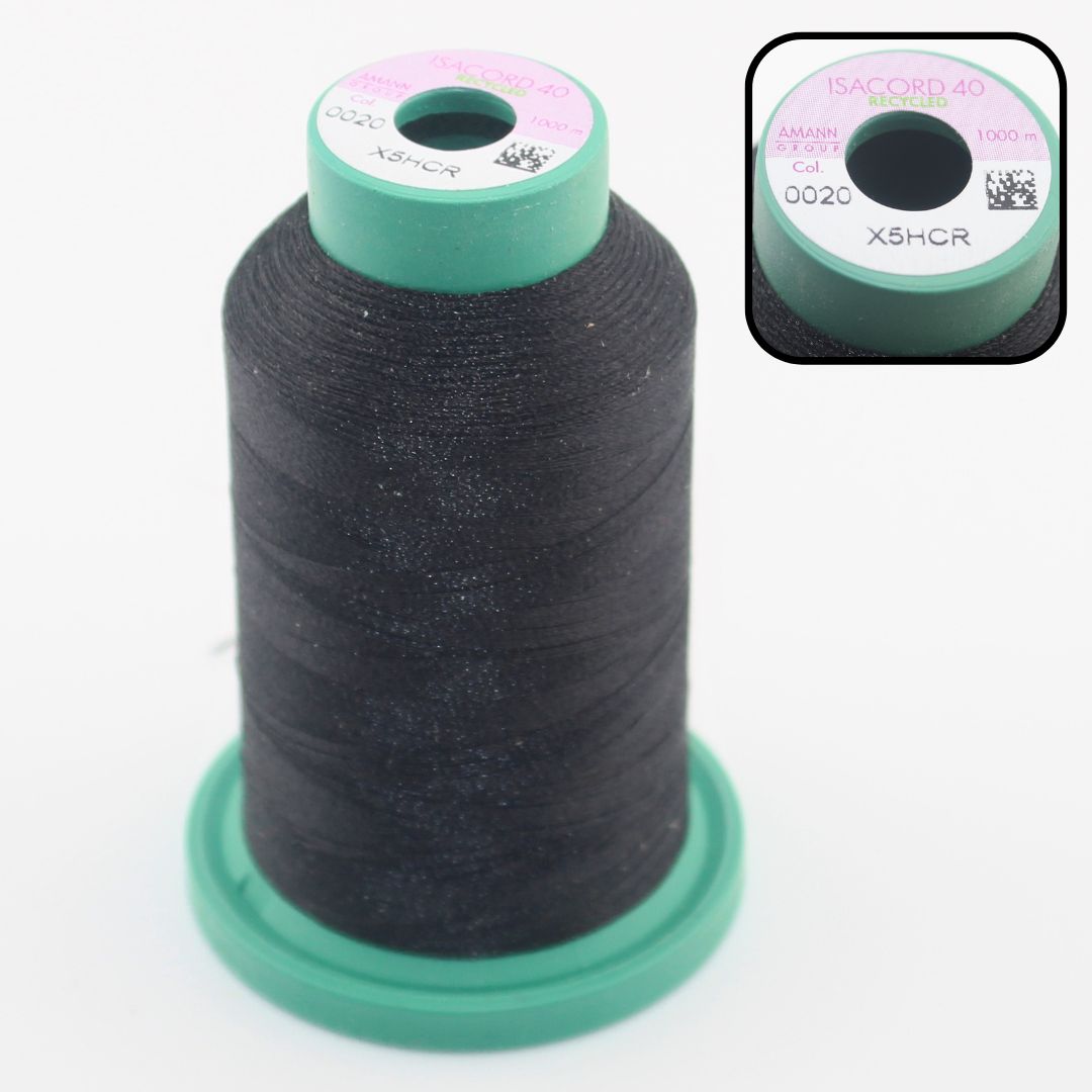Amann Isacord 40 - 1 cone of 1000 meters Deluxe Overlock / Embroidery Yarn