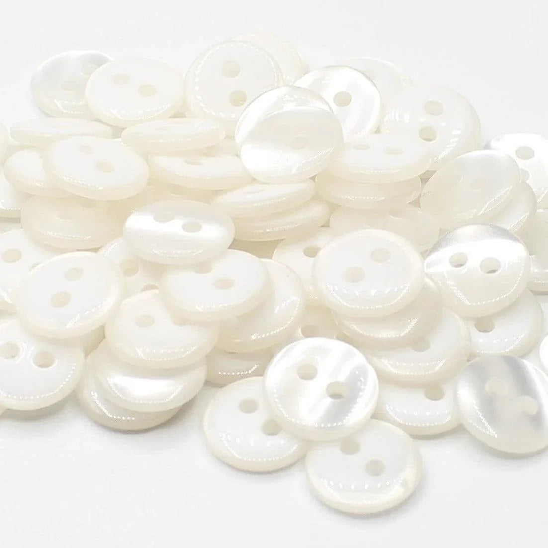 50 pieces 13mm - 2 Holes Polyester Button for Blouses (20") - (KP2 105 20") - ACCESSOIRES LEDUC BV