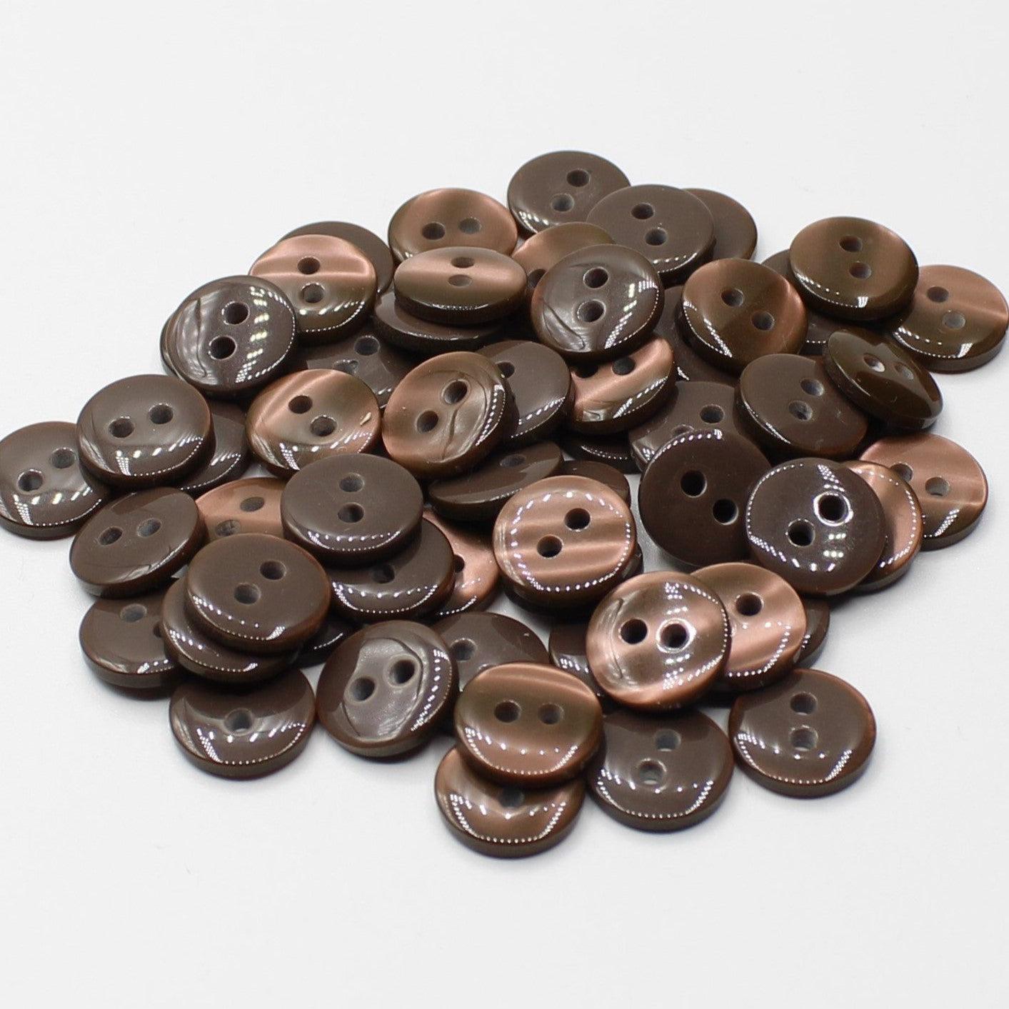 50 pieces 13mm - 2 Holes Polyester Button for Blouses (20") - (KP2 105 20") - ACCESSOIRES LEDUC BV