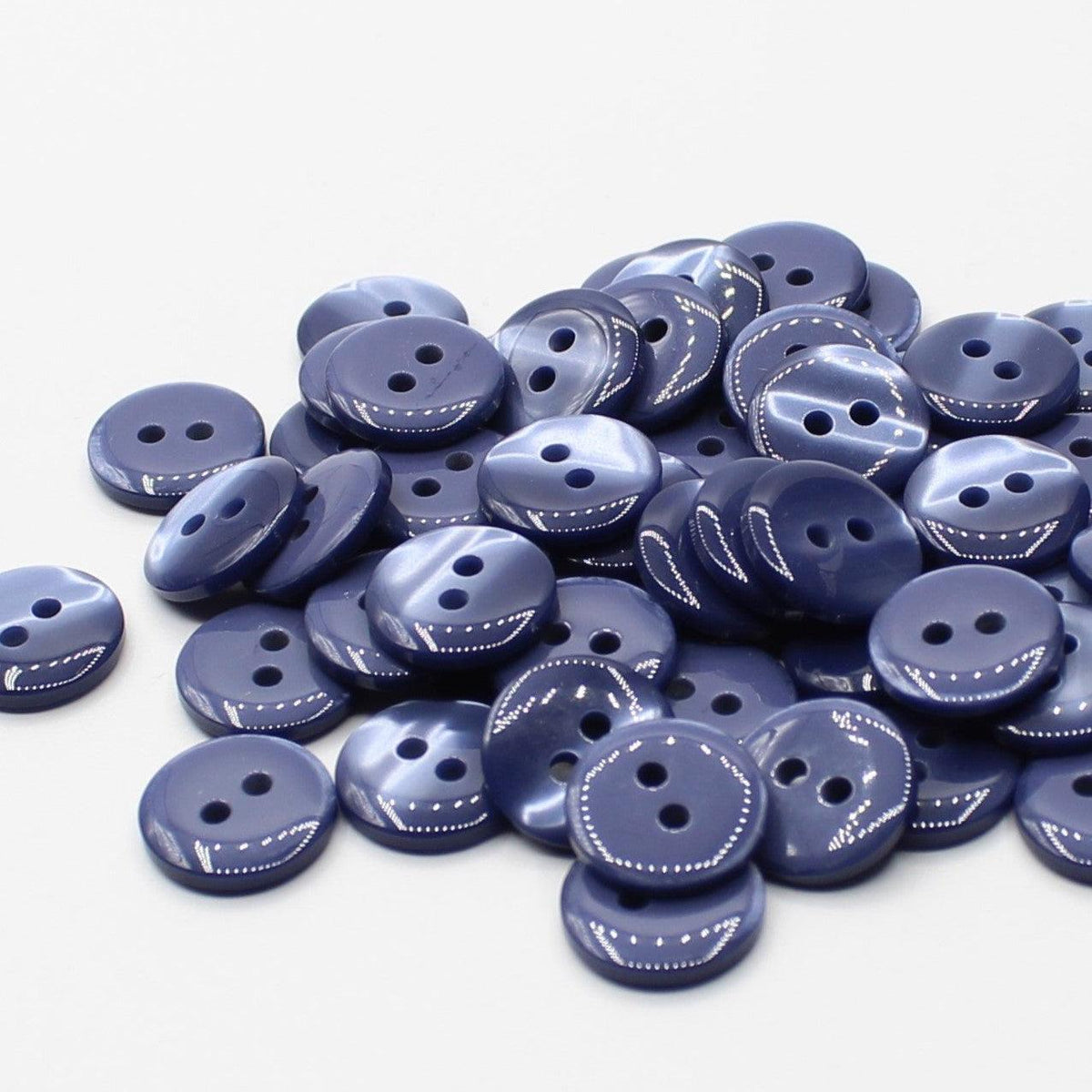 50 pieces 13mm - 2 Holes Polyester Button for Blouses (20") - (KP2 105 20")