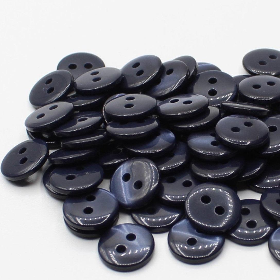 50 pieces 11mm - 2 Holes Polyester Button for Blouses (18") - (KP2 105 18")