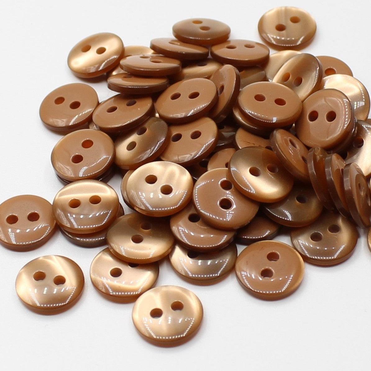 50 pieces 13mm - 2 Holes Polyester Button for Blouses (20") - (KP2 105 20") - ACCESSOIRES LEDUC BV