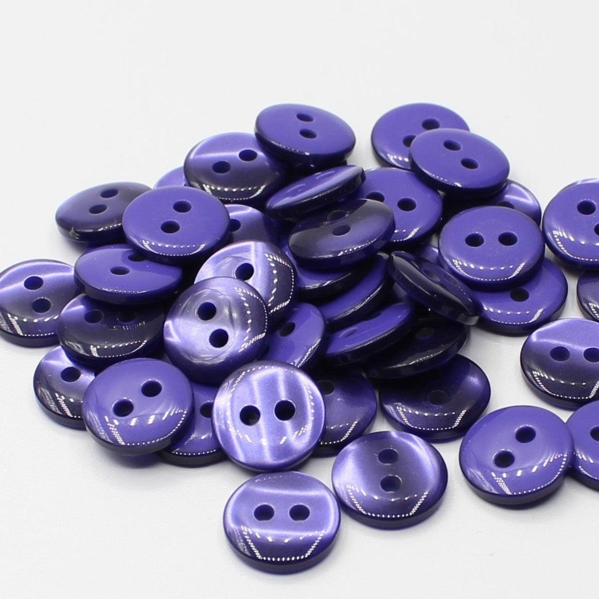 50 pieces 13mm - 2 Holes Polyester Button for Blouses (20") - (KP2 105 20") - ACCESSOIRES LEDUC BV