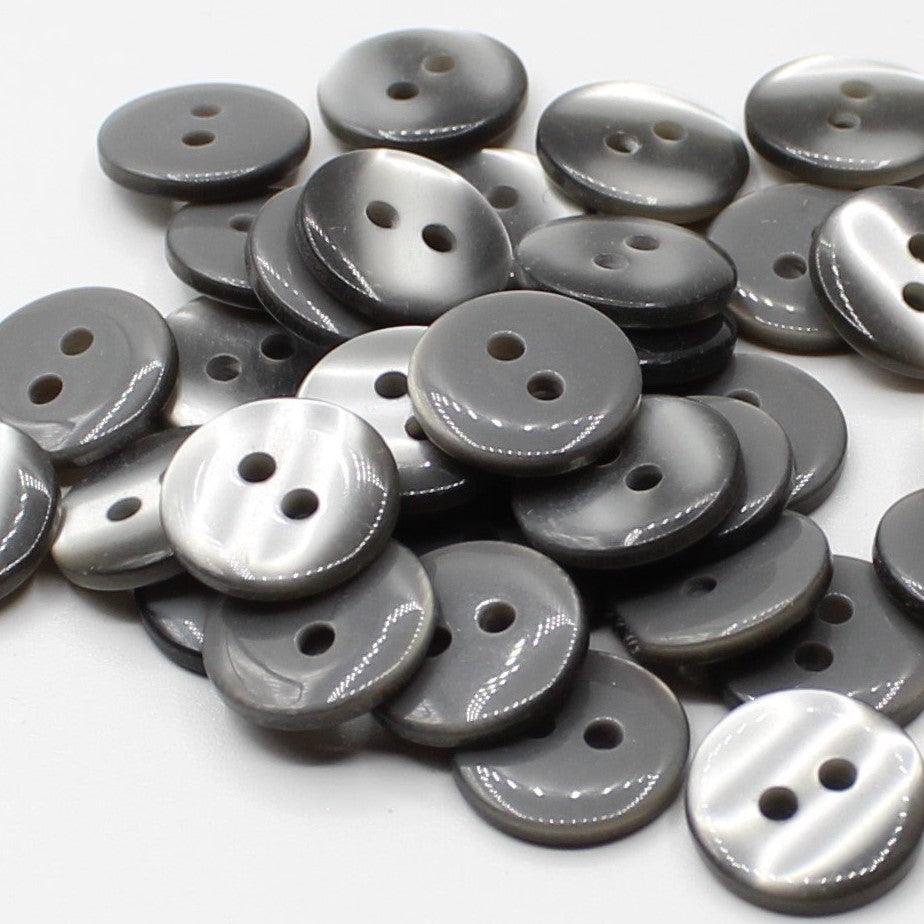 50 pieces 11mm - 2 Holes Polyester Button for Blouses (18") - (KP2 105 18") - ACCESSOIRES LEDUC BV