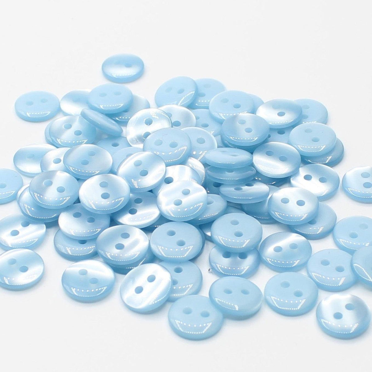 50 pieces 13mm - 2 Holes Polyester Button for Blouses (20") - (KP2 105 20") - ACCESSOIRES LEDUC BV